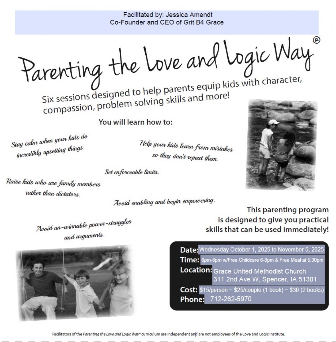 Fall 2025 Love & Logic Class