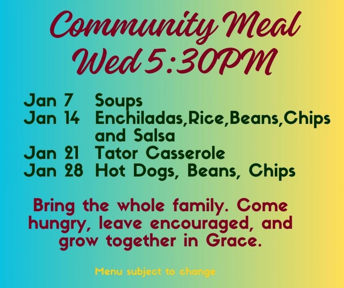 Wednesday Night Community Meal